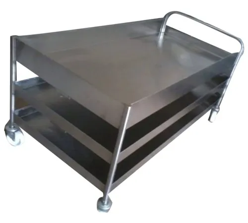 3 Tier Stainless Steel Trolley